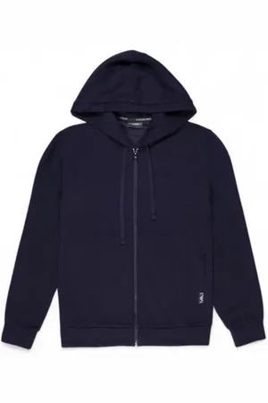 Emporio Armani Hombre, Sudaderas, Azul, Talla: XL