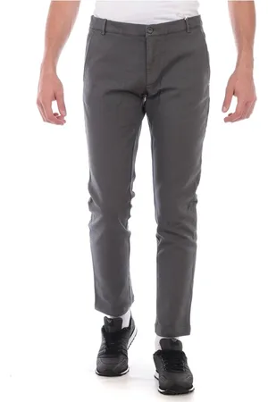 D.A. Daniele Alessandrini Hombre, Pantalones, Gris, Talla: S