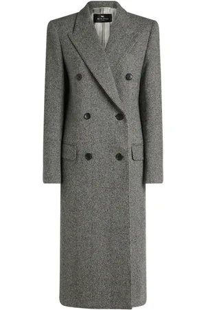 Etro Mujer, Abrigos, Gris, Talla: S