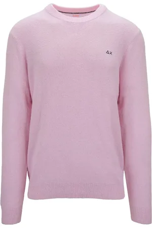 sun68 Hombre, Jerseys, Rosa, Talla: L
