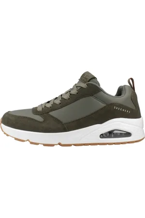 Skechers Hombre, Zapatos, Verde, Talla: 41 EU