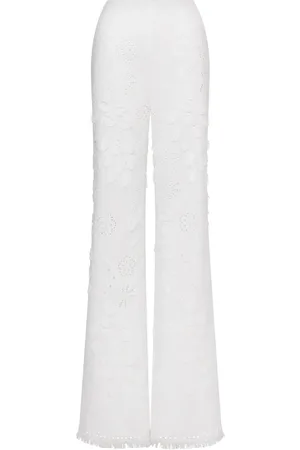 Alberta Ferretti Mujer, Pantalones, Blanco, Talla: M