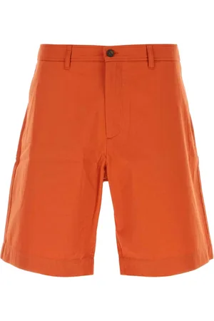 Maison Kitsuné Hombre, Pantalones cortos, Naranja, Talla: S