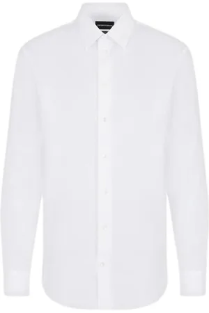 Emporio Armani Hombre, Camisas, Blanco, Talla: 7XL