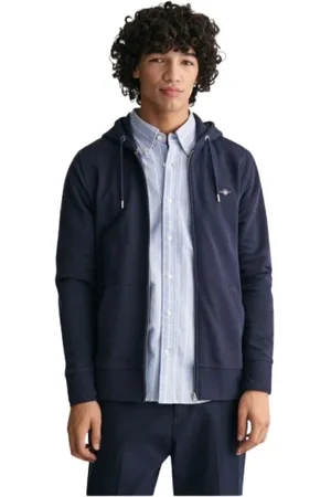 GANT Hombre, Sudaderas, Azul, Talla: M