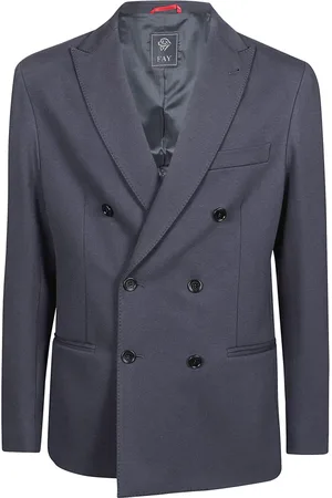 FAY Hombre, Chaquetas, Azul, Talla: M
