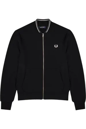 Fred Perry Hombre, Chaquetas, Negro, Talla: XL