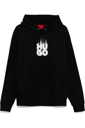 HUGO BOSS Hombre, Sudaderas, Negro, Talla: S