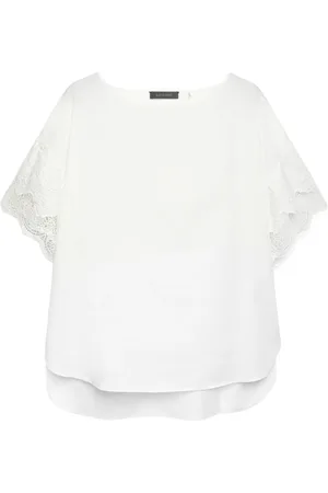 Elena Miro Mujer, Blusas y Camisas, Blanco, Talla: L