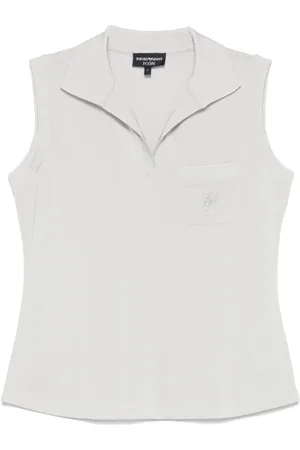 Emporio Armani Mujer, Camisetas, Gris, Talla: S