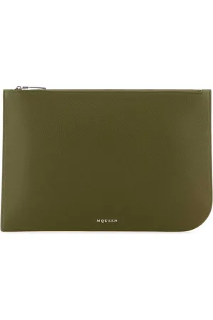 Alexander McQueen Hombre, Bolsos, Verde, Talla: ONE Size