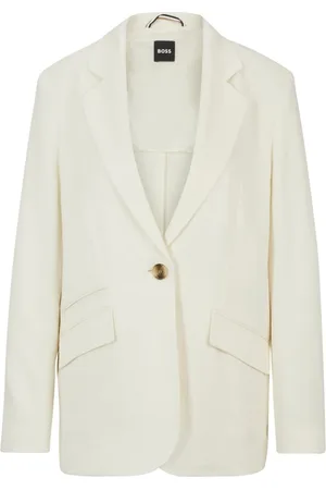 HUGO BOSS Mujer, Chaquetas, Blanco, Talla: S