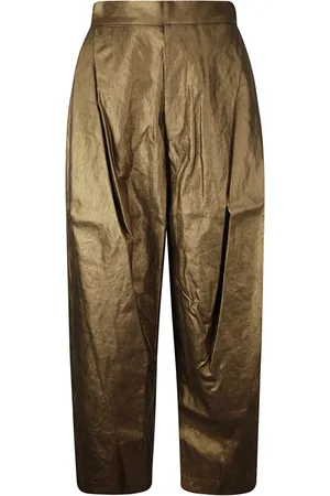 UMA WANG Mujer, Pantalones, Amarillo, Talla: M