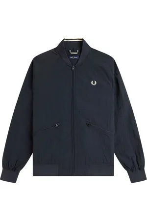 Fred Perry Hombre, Chaquetas, Azul, Talla: M