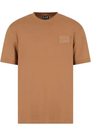 EA7 Hombre, Camisetas, Marrón, Talla: M