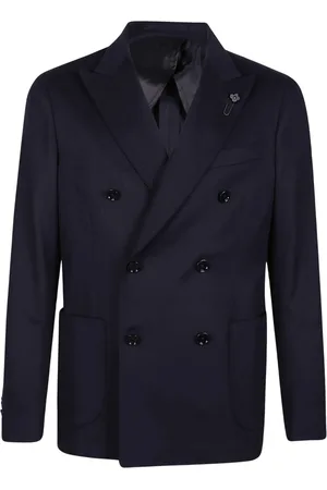 LARDINI Hombre, Chaquetas, Azul, Talla: L