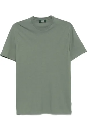 ZANONE Hombre, Camisetas, Verde, Talla: M