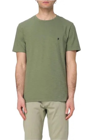 Dondup Hombre, Camisetas, Verde, Talla: XL