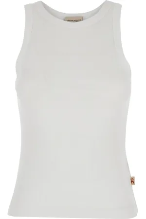 SEMICOUTURE Mujer, Camisetas, Blanco, Talla: S