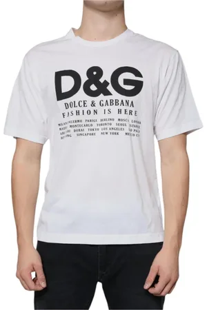 Dolce & Gabbana Hombre, Camisetas, Blanco, Talla: S