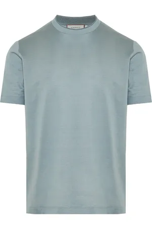 CANALI Hombre, Camisetas, Verde, Talla: 3XL