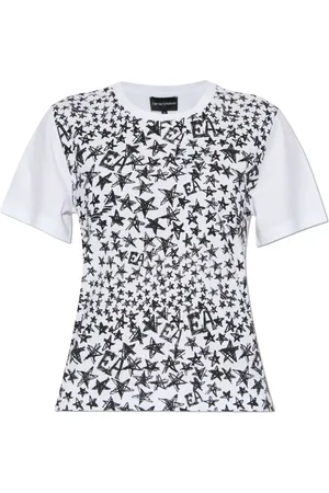 Emporio Armani Mujer, Camisetas, Blanco, Talla: XS
