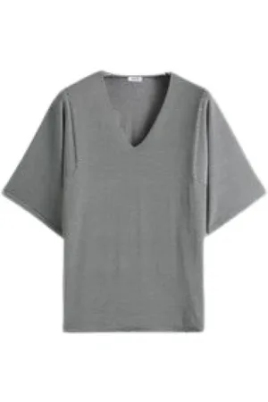 Aspesi Mujer, Camisetas, Gris, Talla: M