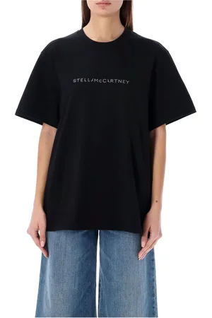 Stella McCartney Mujer, Camisetas, Negro, Talla: L