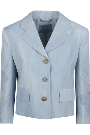 ERMANNO SCERVINO Mujer, Chaquetas, Azul, Talla: M