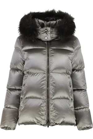MOORER Mujer, Chaquetas, Gris, Talla: S
