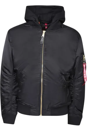 Alpha Industries Hombre, Chaquetas, Negro, Talla: S