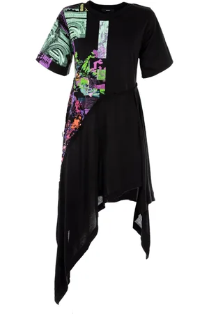 Diesel Mujer, Vestidos, Negro, Talla: S