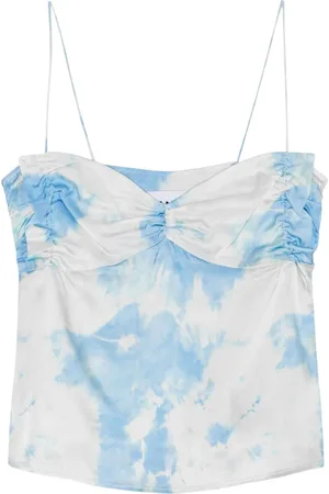 Ganni Mujer, Camisetas, Blanco, Talla: L