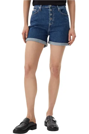 Calvin Klein Mujer, Pantalones cortos, Azul, Talla: W26