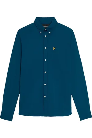 Lyle & Scott Hombre, Camisas, Azul, Talla: M