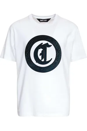 Roberto Cavalli Hombre, Camisetas, Blanco, Talla: S