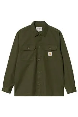 Carhartt Hombre, Camisas, Verde, Talla: S