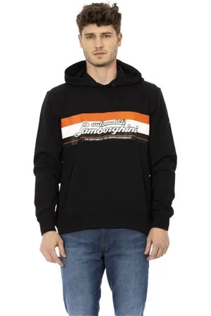 AUTOMOBILI LAMBORGHINI Hombre, Sudaderas, Negro, Talla: M