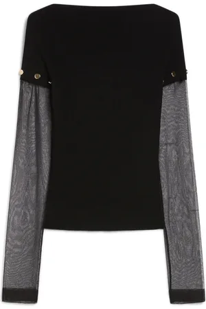Sportmax Mujer, Camisetas, Negro, Talla: M