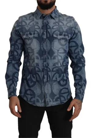 Dolce & Gabbana Hombre, Camisas, Azul, Talla: M