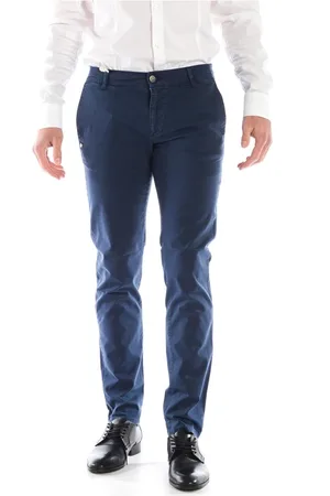D.A. Daniele Alessandrini Hombre, Pantalones, Azul, Talla: W30