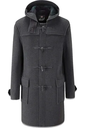 Gloverall Hombre, Abrigos, Gris, Talla: S