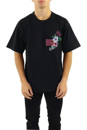Dolce & Gabbana Hombre, Camisetas, Negro, Talla: M
