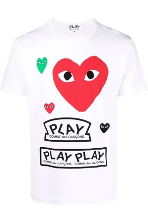 Comme des Garçons Hombre, Camisetas, Blanco, Talla: S