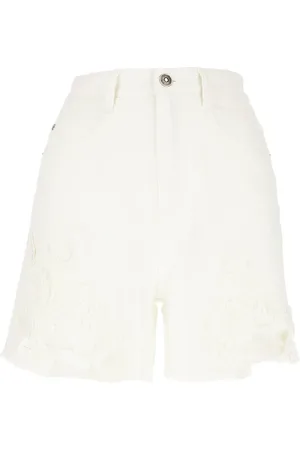 ERMANNO SCERVINO Mujer, Pantalones cortos, Blanco, Talla: M
