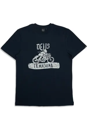 Deus Ex Machina Hombre, Camisetas, Azul, Talla: M