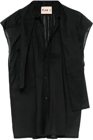Plan C Mujer, Blusas y Camisas, Negro, Talla: S