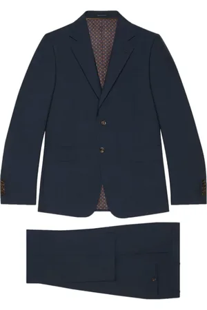 Gucci Hombre, Trajes, Azul, Talla: L