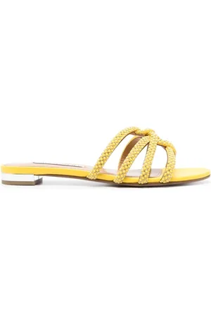 Aquazzura Mujer, Zapatos, Amarillo, Talla: 37 EU