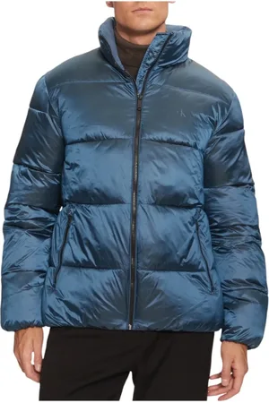 Calvin Klein Hombre, Chaquetas, Azul, Talla: L